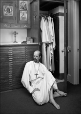 Father Leo in Vestry