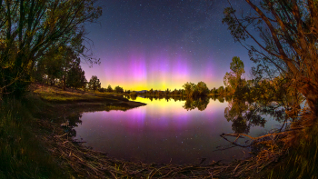 T01b_Auroral-Radiance-at-Reynolds-Pond-by-Steve-Peters-2025-07-T