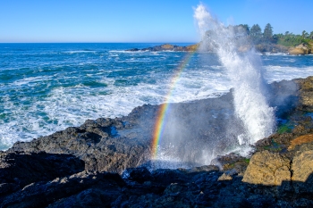 Blowhole Oregon Coast