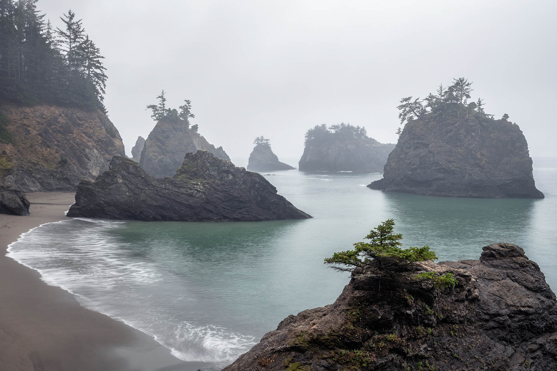 Foggy Secret Beach