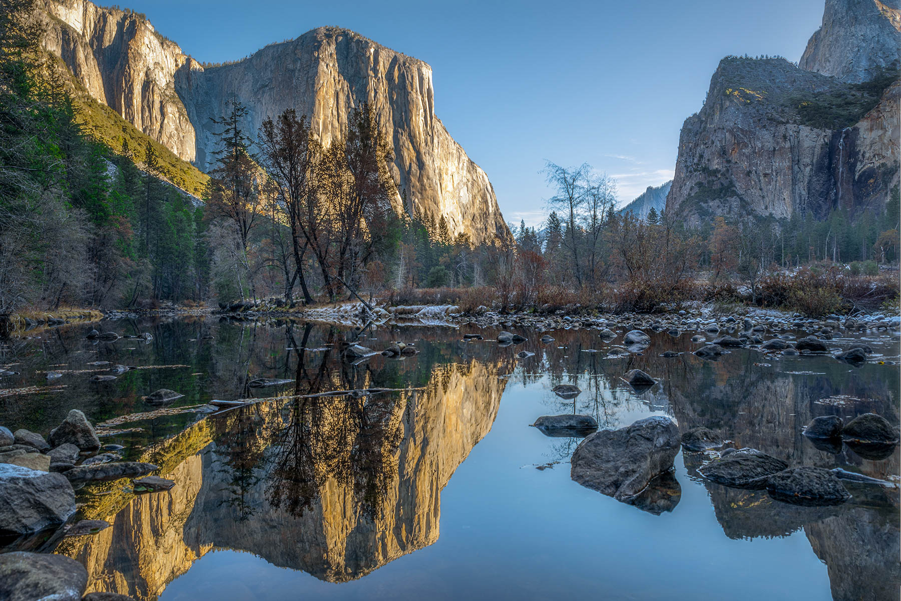 El Capitan reflected