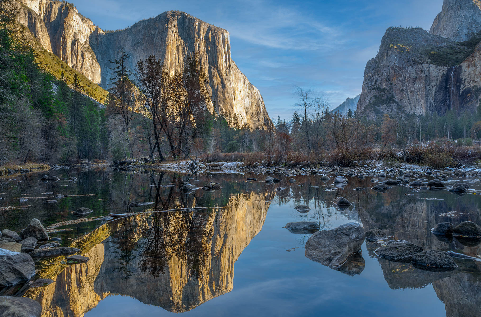 El Capitan reflected