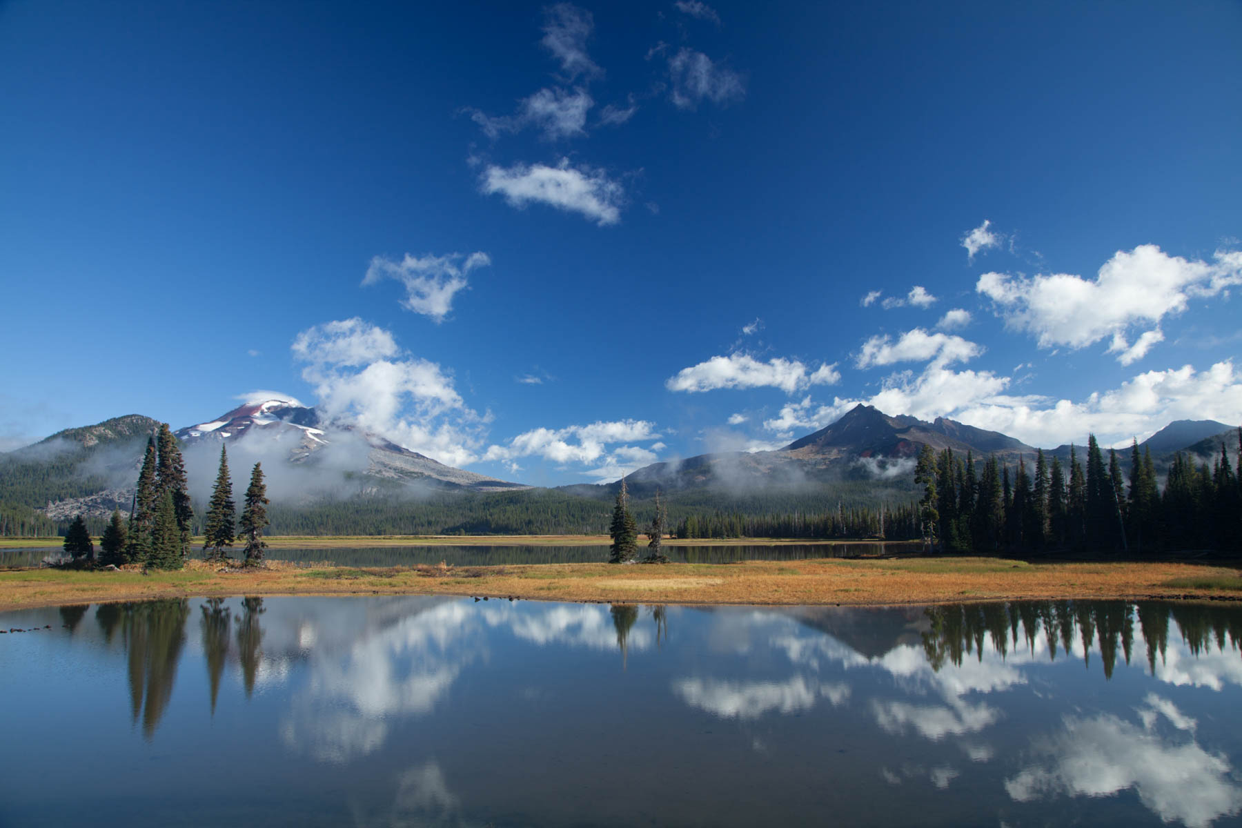 Sparks Lake Clearing Clouds by Phil Frazier