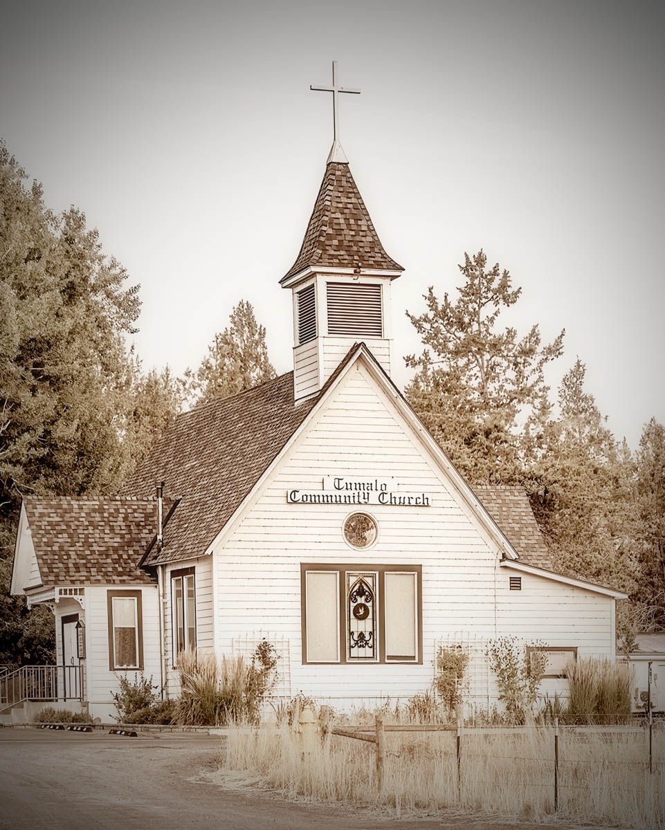 Tumalo Community Church by Blanche Feekes