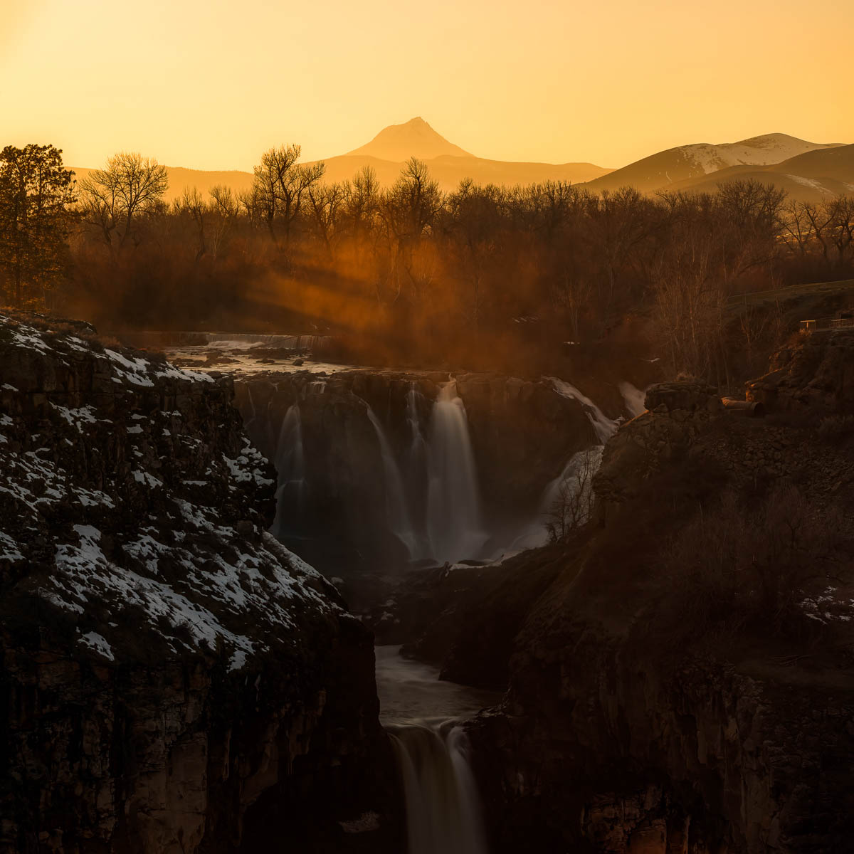 White River Falls by Dan Schafer