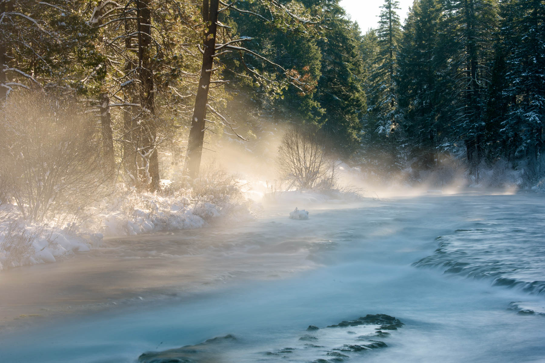 Metolius River at 9 Degrees by Julie Furber