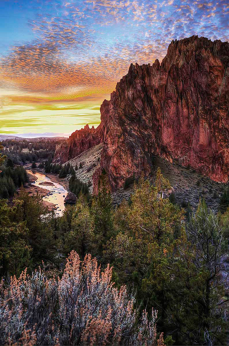 Smith Rock Sunset by Rich Marrocco