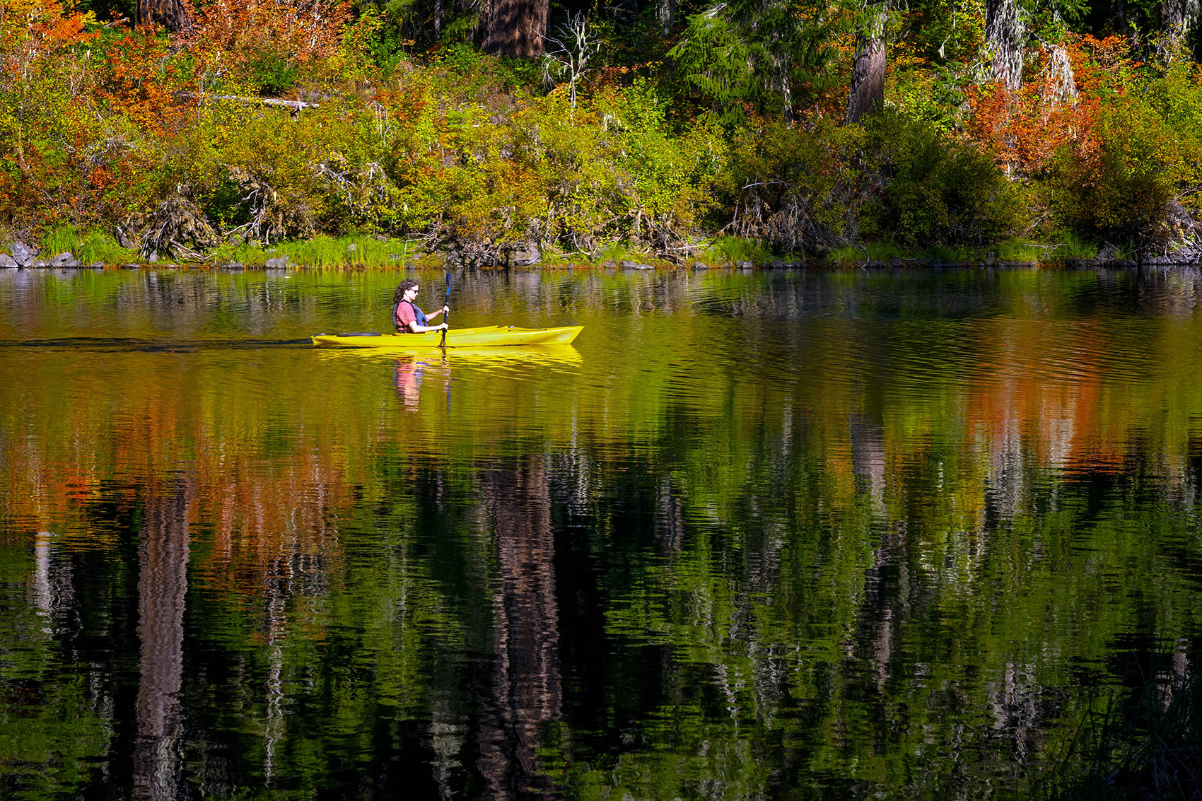 Kayak Kaleidoscope by Steve Peters