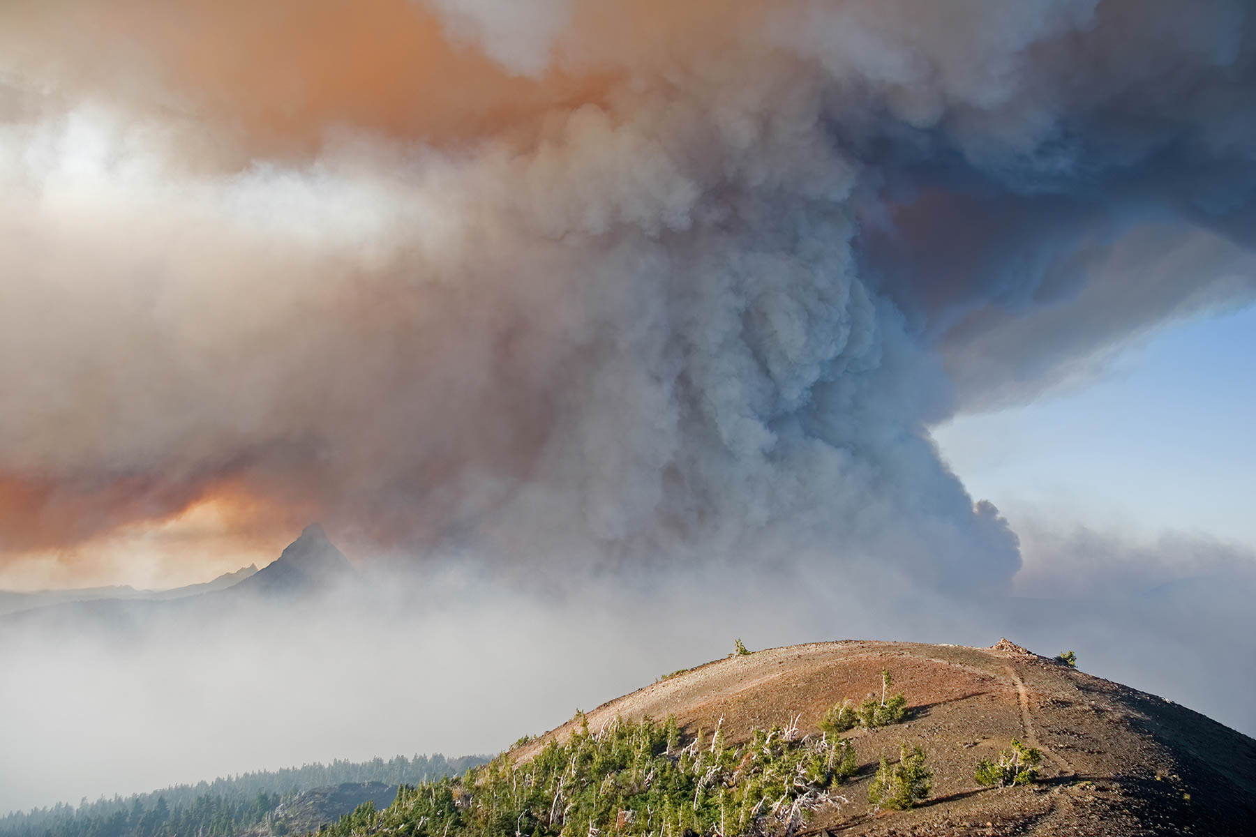 Lake George Fire by Brent McGregor