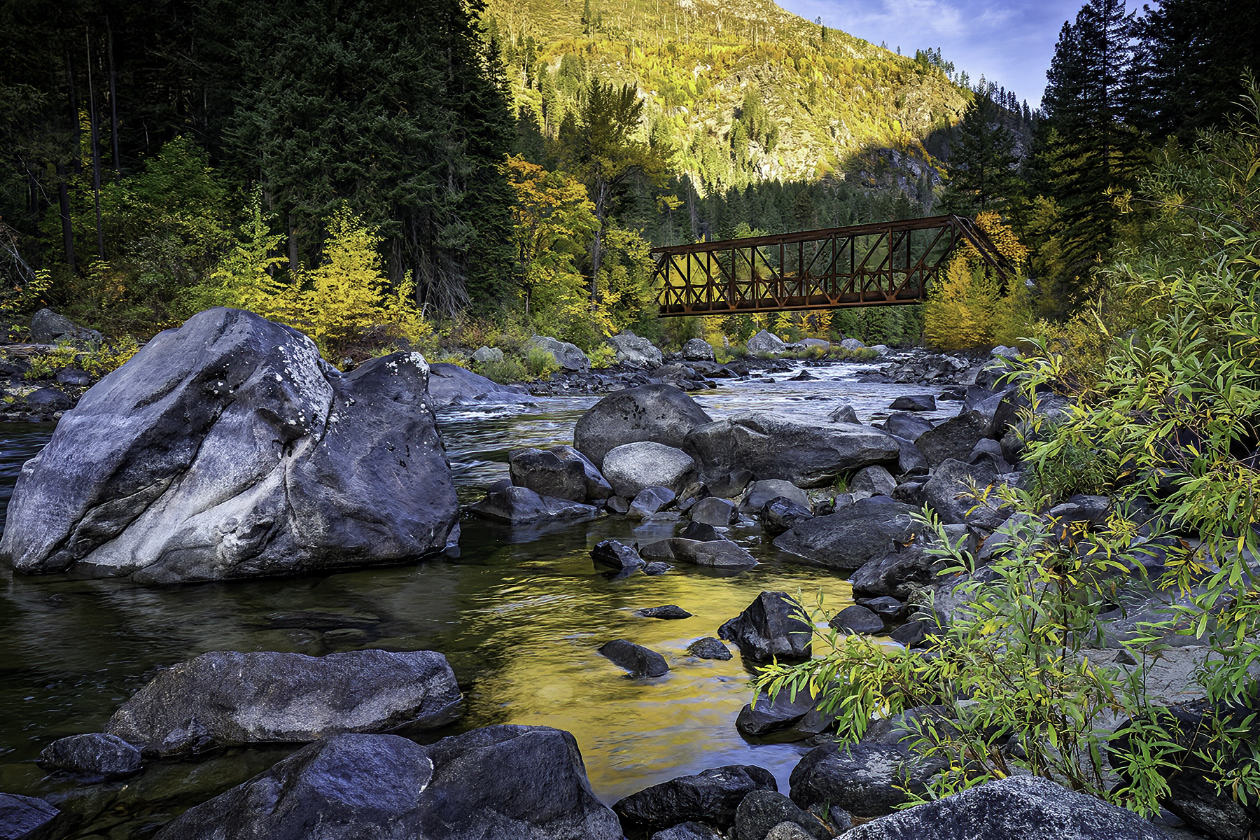 File Upload from your device, properly sized as above, and in the proper name format, as above: Tumwater-Canyon-Bridge-by-Steve-Peters-2025-03-T